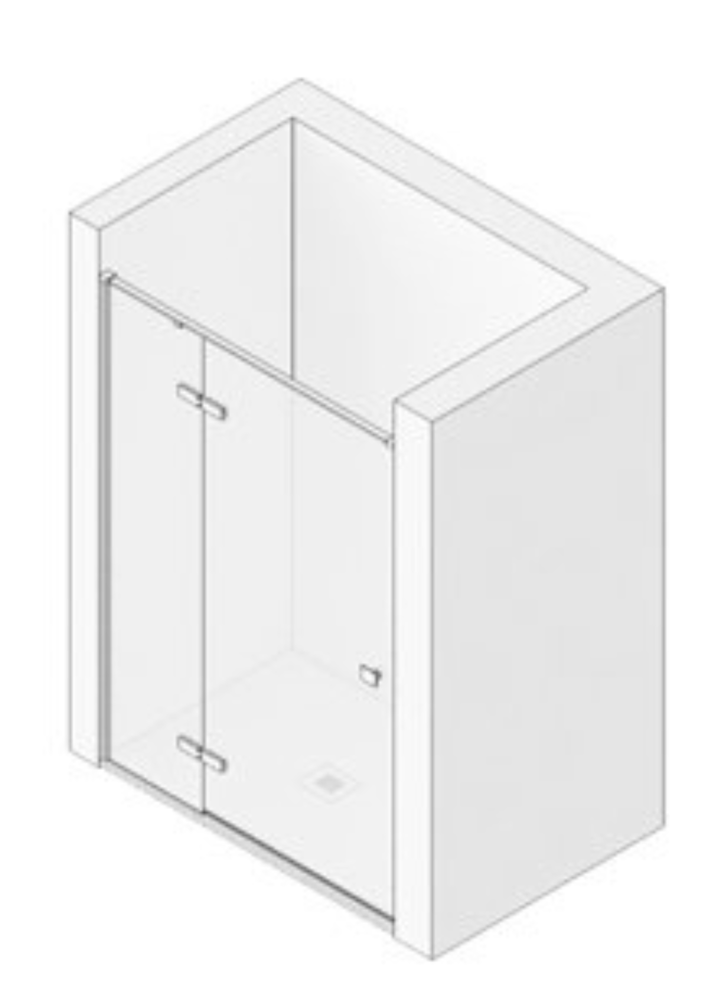 mamparas serie GREECE 3 mamparas-abatibles