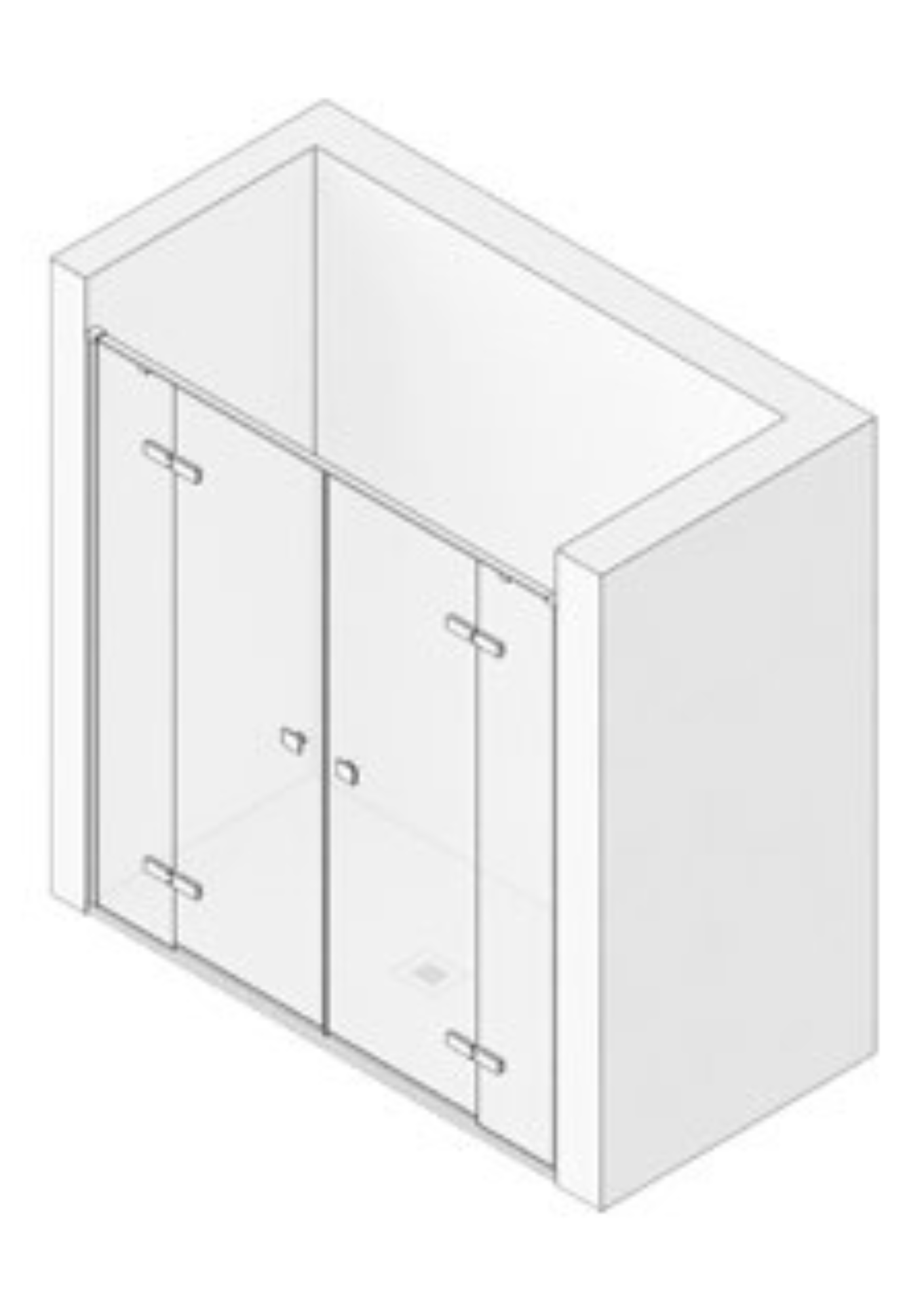 mamparas serie GREECE 6 mamparas-abatibles