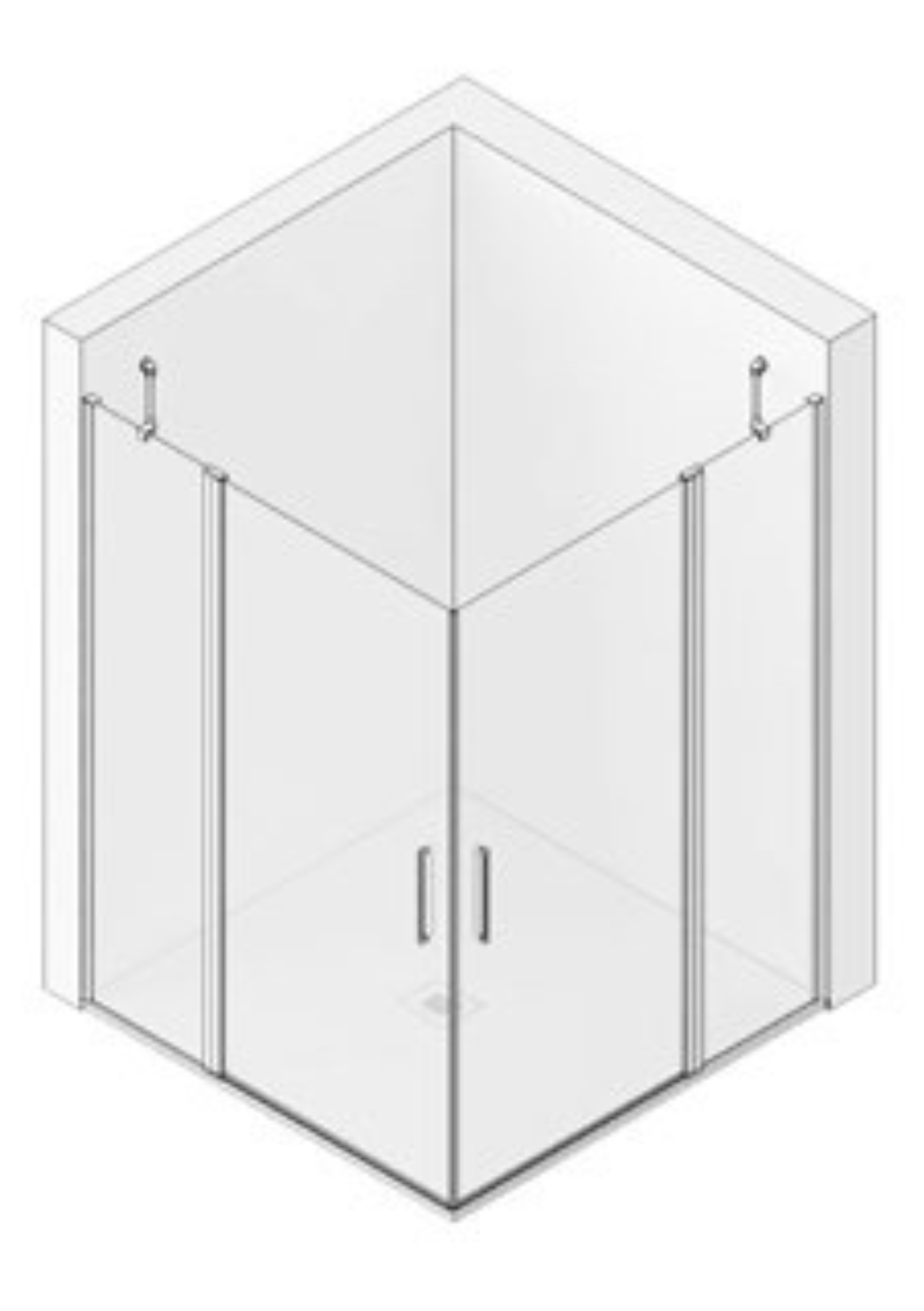 mamparas serie steel arabia 11 mampara-de-bano-abatible