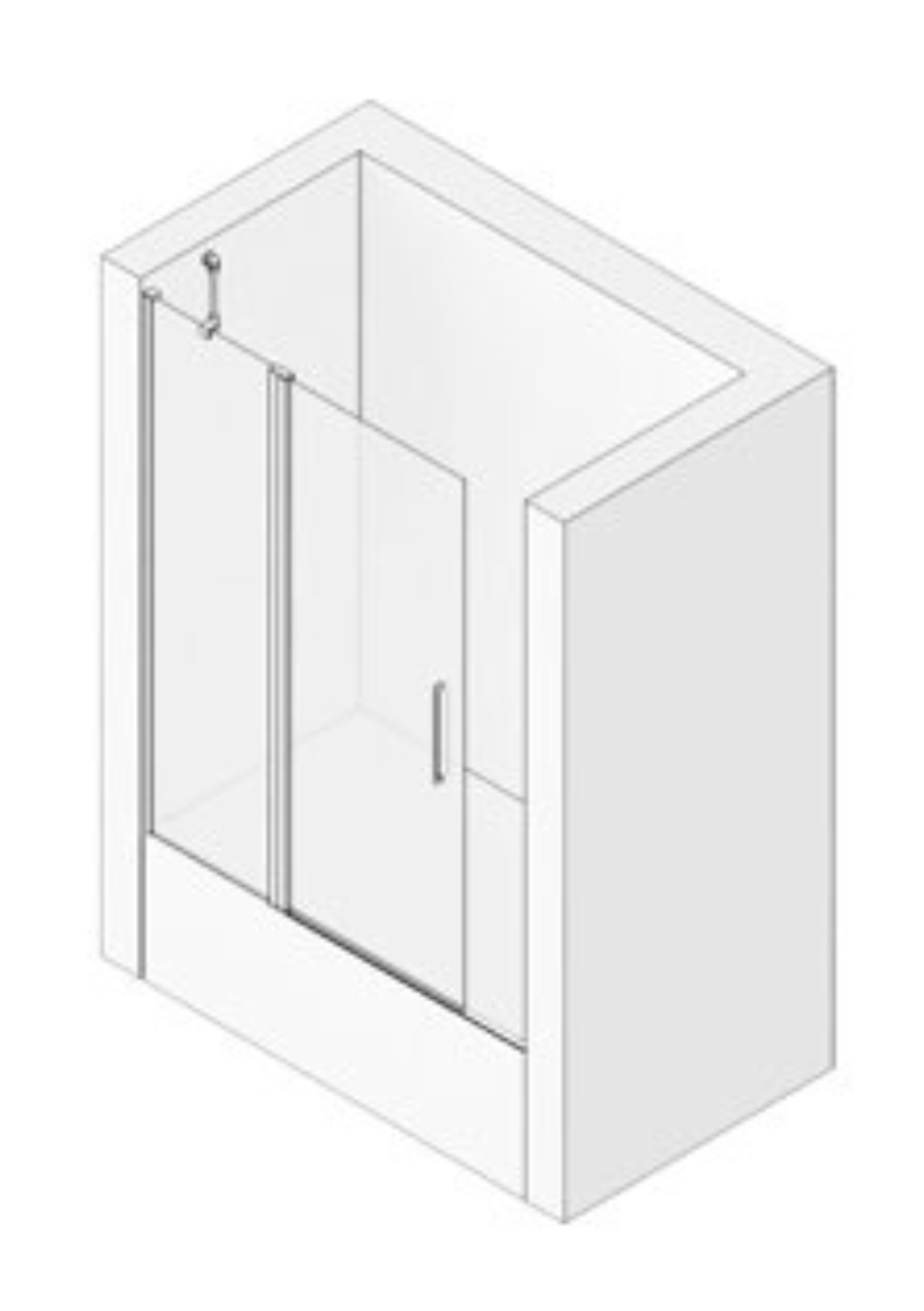 mamparas serie steel arabia 13 mampara-de-bano-abatible