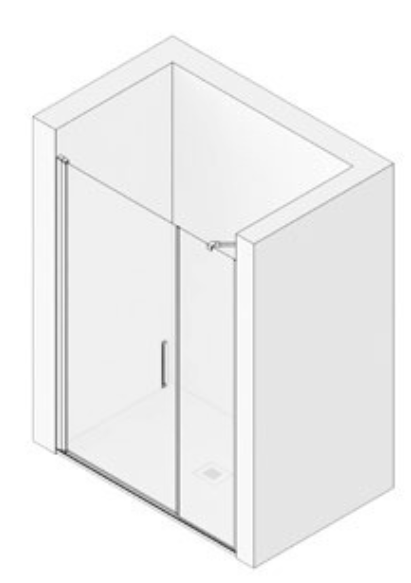 mamparas serie steel arabia 2 mampara-de-bano-abatible