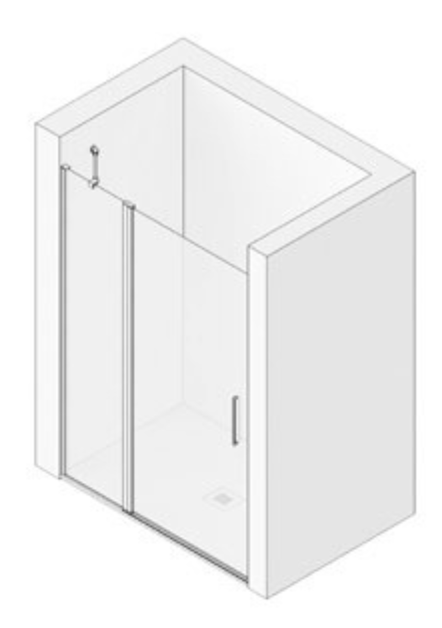 mamparas serie steel arabia 3 mampara-de-bano-abatible