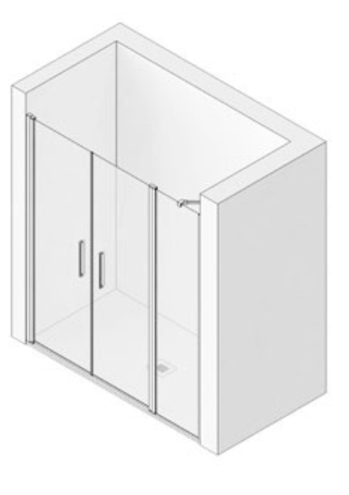 mamparas serie steel arabia 5 mampara-de-bano-abatible