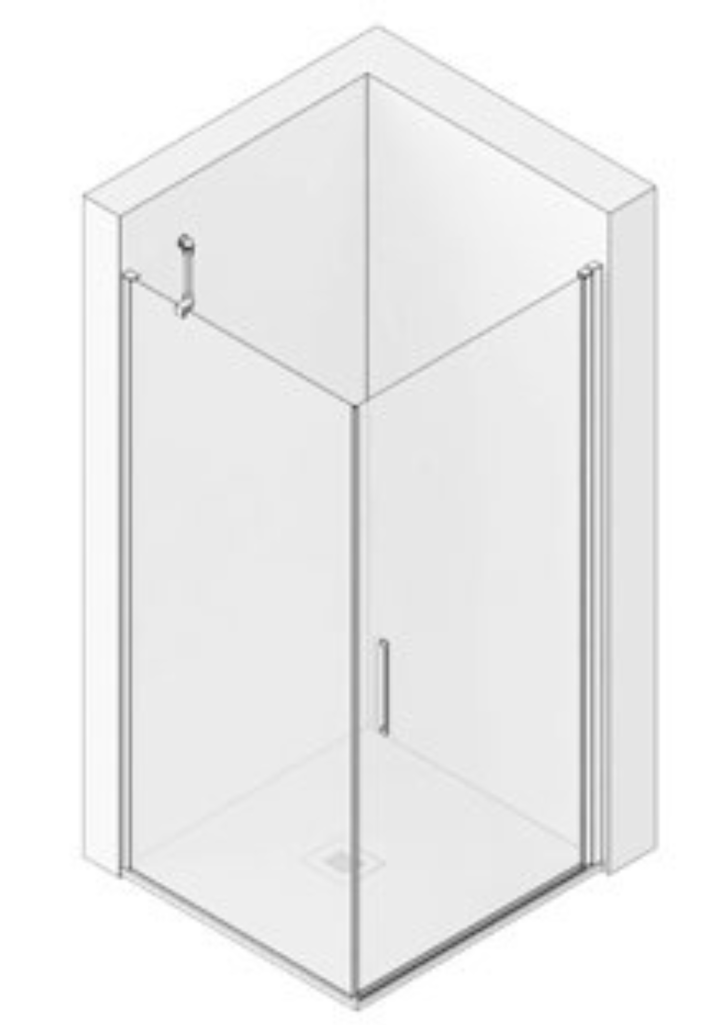 mamparas serie steel arabia 7 mampara-de-bano-abatible