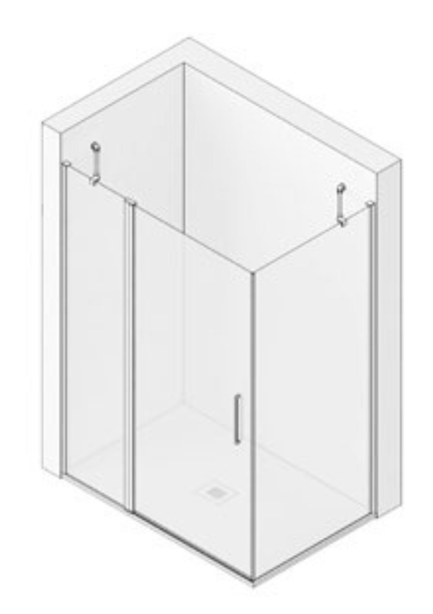 mamparas serie steel arabia 9 mampara-de-bano-abatible