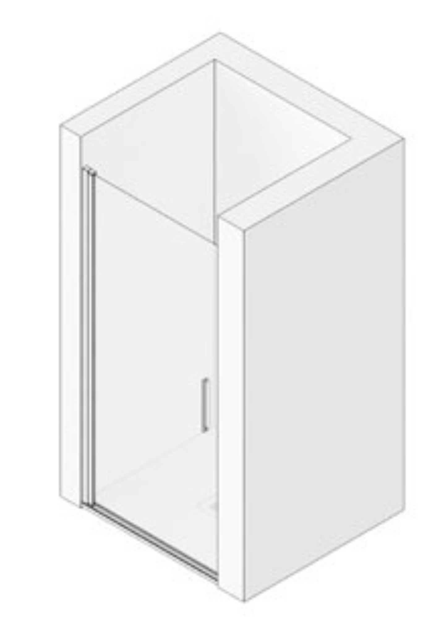 mamparas serie steel arabia mampara-de-bano-abatible