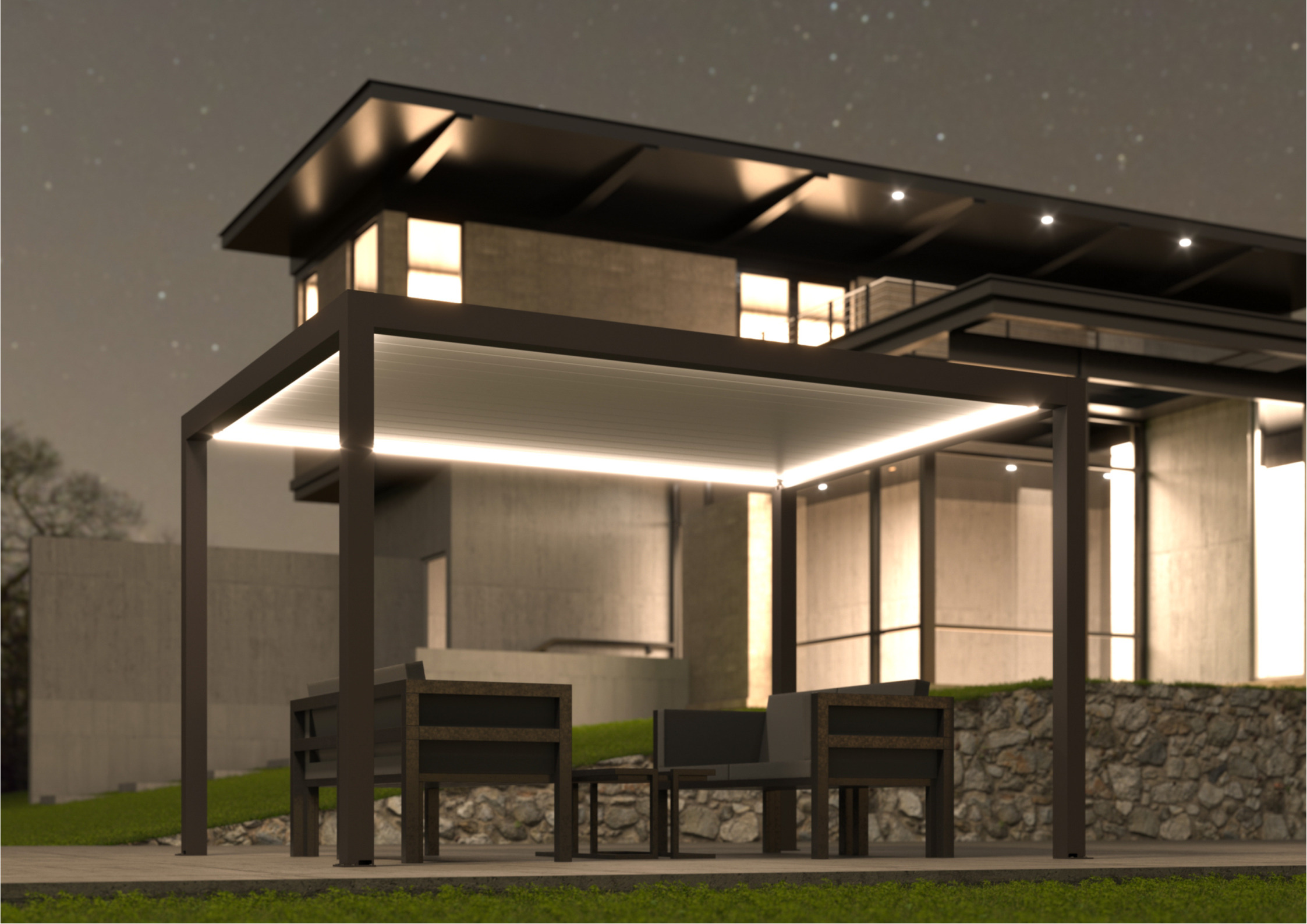 pergola-bioclimatica-led