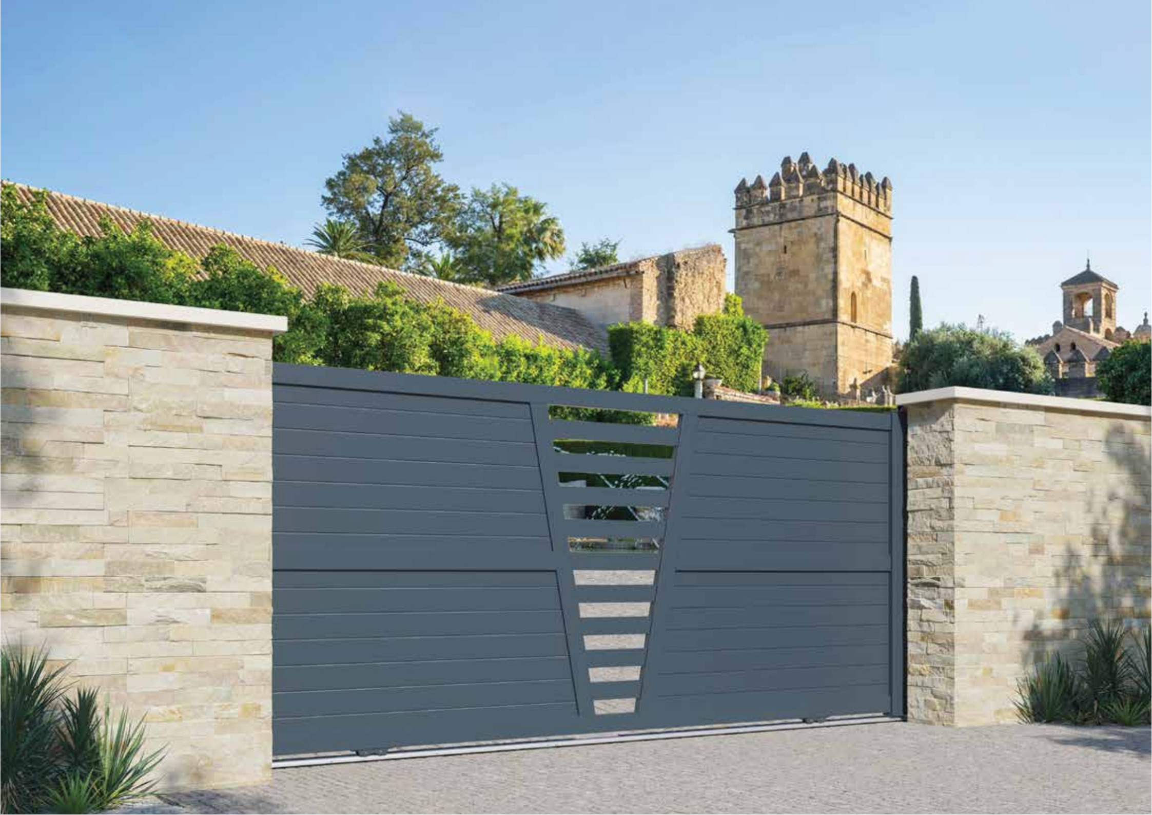 porton corredero exterior